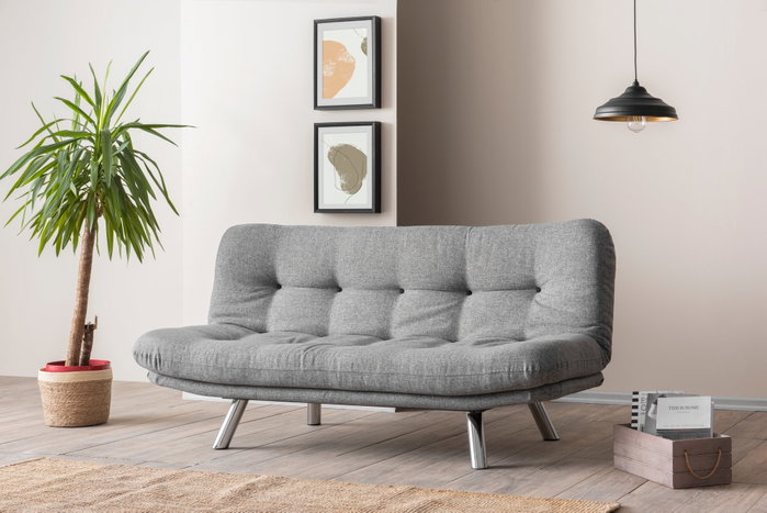 Atelier Del Sofa Misa Small Sofabed - Gris Claro Atelier Del Sofa Misa Small Sofabed - Gris Claro